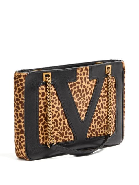 Valentino Garavani small Viva Superstar Vlogo tote bag - Black