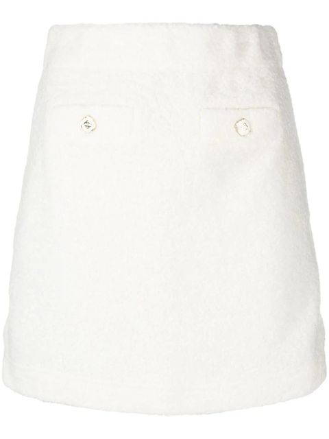 Casablanca terry cloth mini skirt - White - zdjęcie produktu nr 1