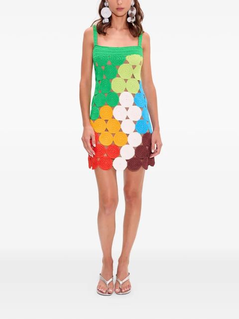 Simon Miller Beep Beep openwork mini dress - Green - zdjęcie produktu nr 2