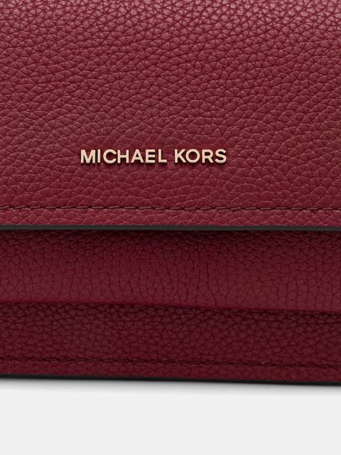 MICHAEL Michael Kors torebka skórzana kolor bordowy 32T4GC7C1T