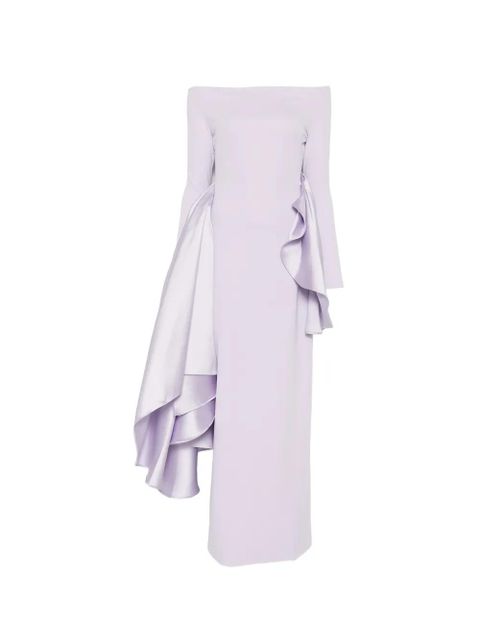Solace London Kiana off-shoulder maxi dress - Purple - zdjęcie produktu nr 1