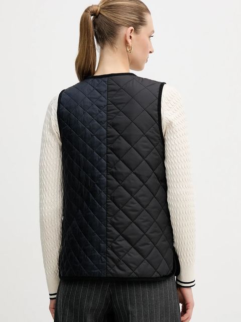 Barbour bezrękawnik Heslerton kolor granatowy przejściowy LGI0215 - zdjęcie produktu nr 2