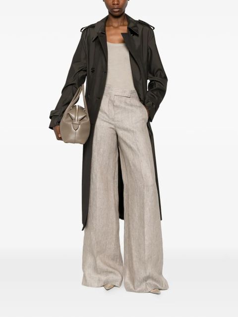 Max Mara Herringbone linen twill trousers - Neutrals - zdjęcie produktu nr 1
