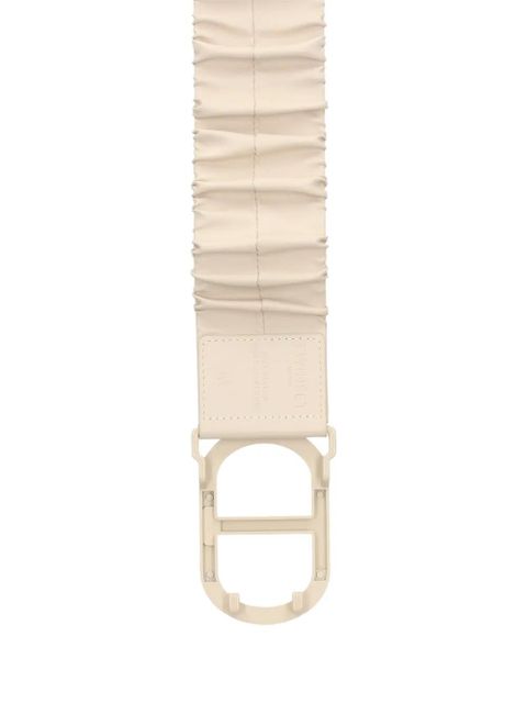 TWINSET pleated buckle belt - Neutrals