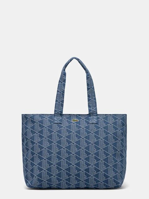 Lacoste torebka bawełniana kolor niebieski NU4994PB - zdjęcie produktu nr 1