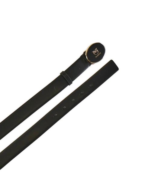 PINKO oval buckle belt - Black - zdjęcie produktu nr 2