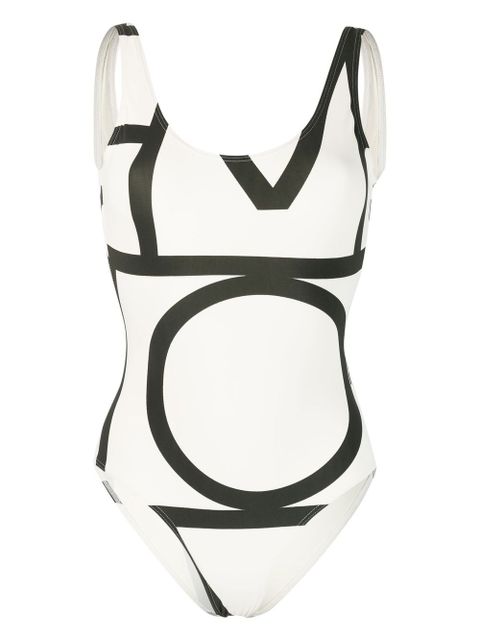 TOTEME Monogram one-piece swimsuit - White - zdjęcie produktu nr 1