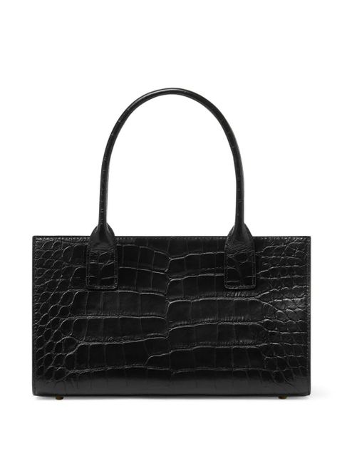 Versace Medusa '95 croc-effect tote bag - Black