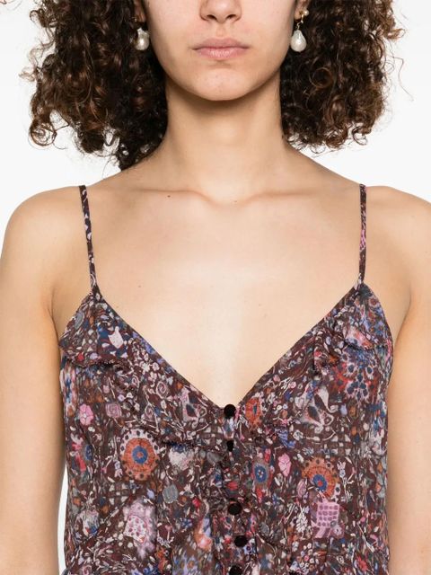 MARANT ÉTOILE Briara blouse - Red