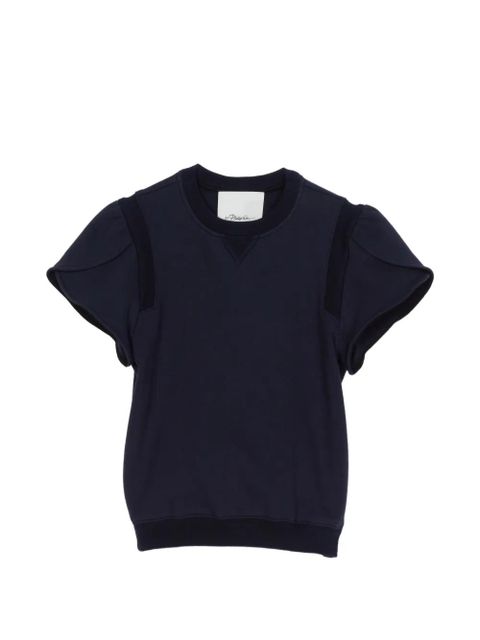3.1 Phillip Lim seam-detail T-shirt - Blue - zdjęcie produktu nr 1