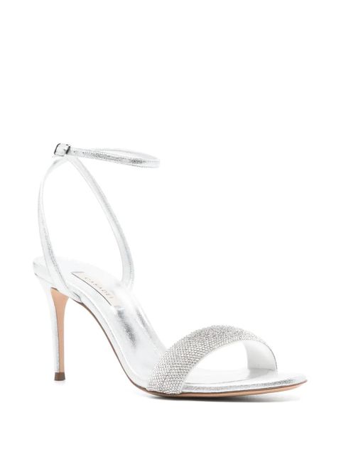 Casadei 90mm crystal-embellished pumps - Silver