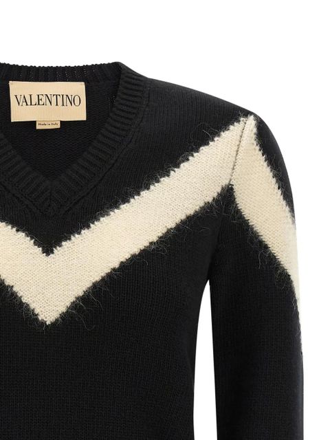 Valentino Garavani bow-detail sweater - Black