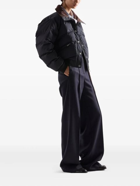 Prada quilted down jacket - Black