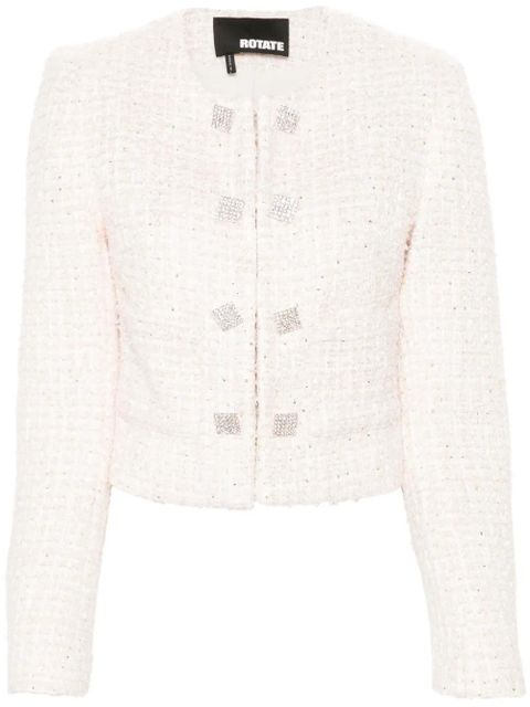 ROTATE BIRGER CHRISTENSEN sequin-embellished jacket - Pink - zdjęcie produktu nr 1