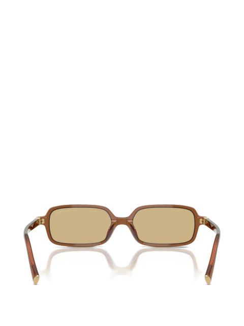 Miu Miu Eyewear rectangle-frame sunglasses - Brown