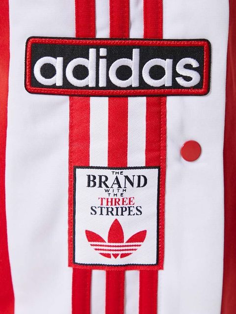 adidas Originals spodnie dresowe Adibreak kolor czerwony wzorzyste IP0620