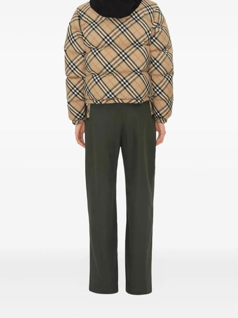 Burberry Vintage Check-pattern puffer jacket - Neutrals