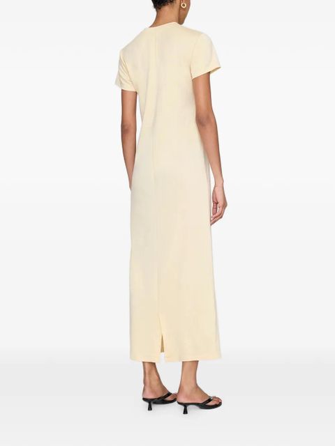 ANINE BING Wynne short-sleeved midi dress - Yellow - zdjęcie produktu nr 2