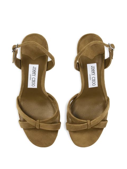 Jimmy Choo 70mm Elsy sandals - Green