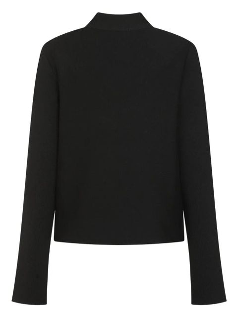 KHAITE high-neck wool sweater - Black - zdjęcie produktu nr 2