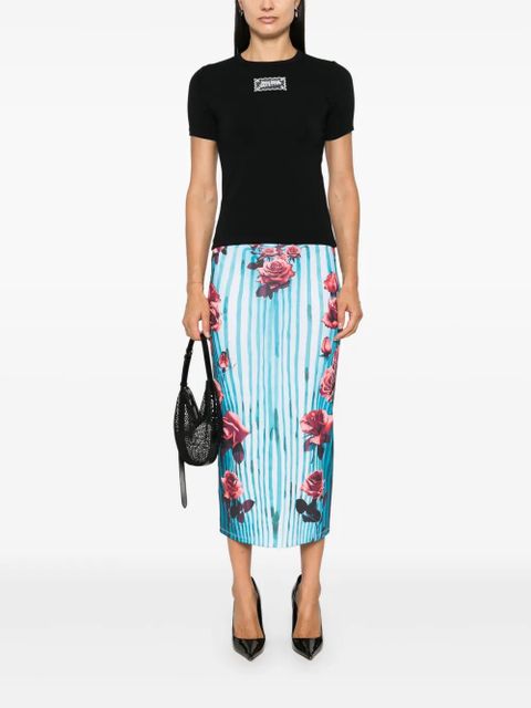 Jean Paul Gaultier The Label T-shirt - Black - zdjęcie produktu nr 2