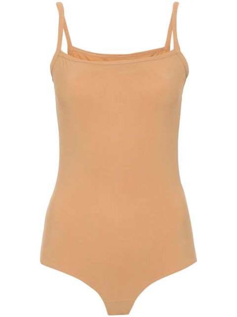 MM6 Maison Margiela numbers-motif bodysuit - Neutrals - zdjęcie produktu nr 1