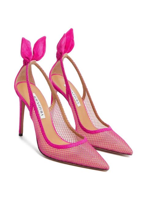 Aquazzura 105mm bow-detail pumps - Pink