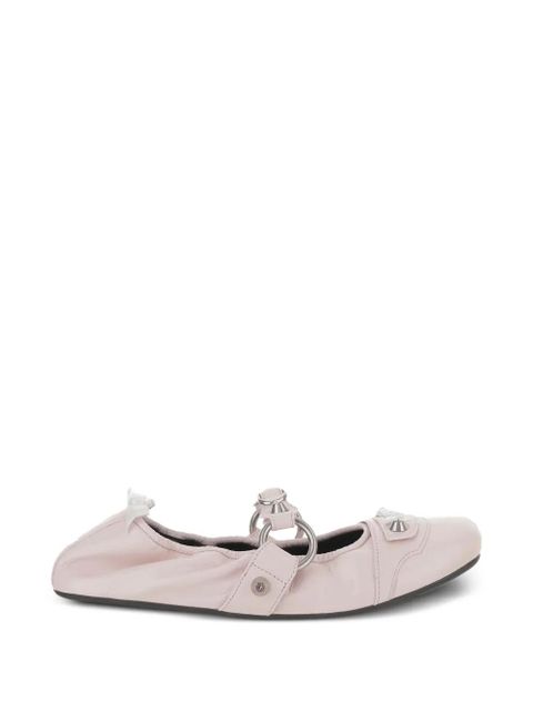 Balenciaga City ring buckle ballet flats - Pink - zdjęcie produktu nr 1
