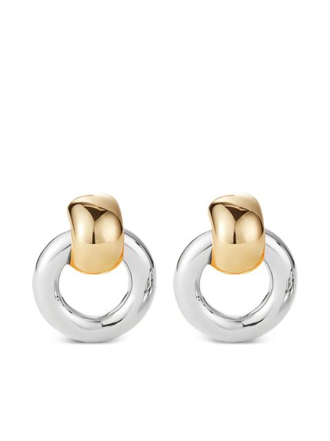 Jenny Bird Mega Faye Knockers two-tone earrings - Silver - zdjęcie produktu nr 1