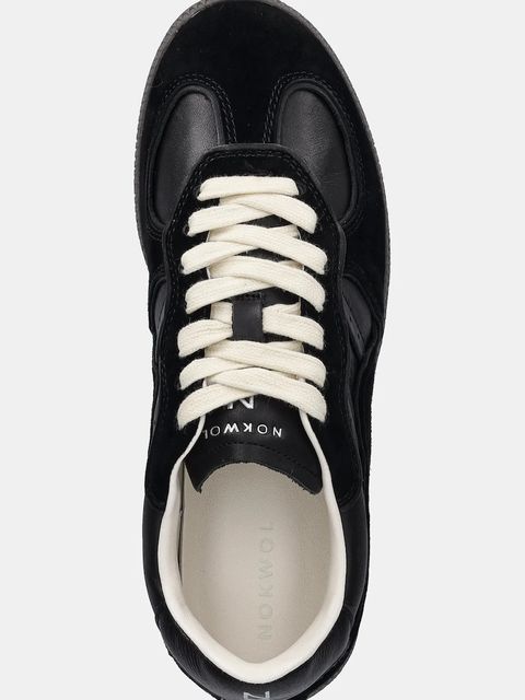 Nokwol sneakersy skórzane August damskie kolor czarny August