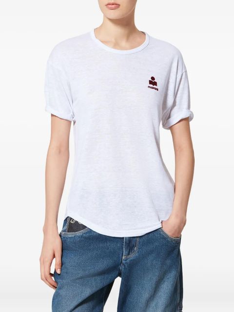 MARANT ÉTOILE Koldia logo T-shirt - White