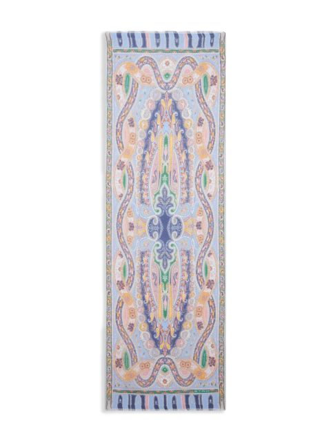 ETRO silk scarf - Blue