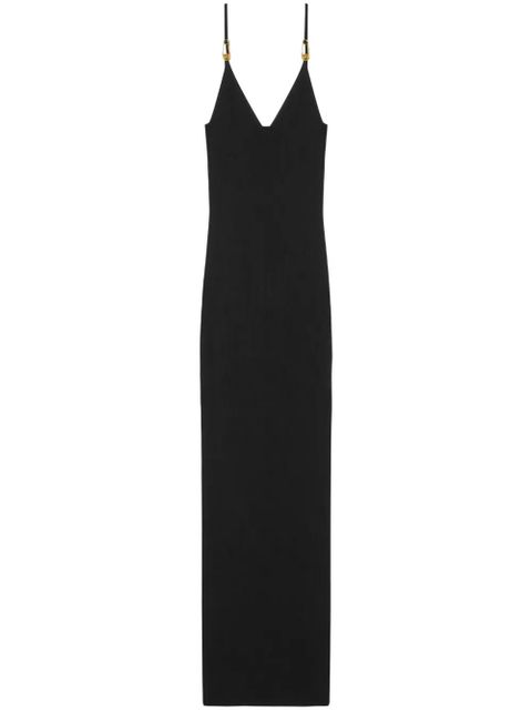 Versace Safety Pin slip midi dress - Black - zdjęcie produktu nr 1