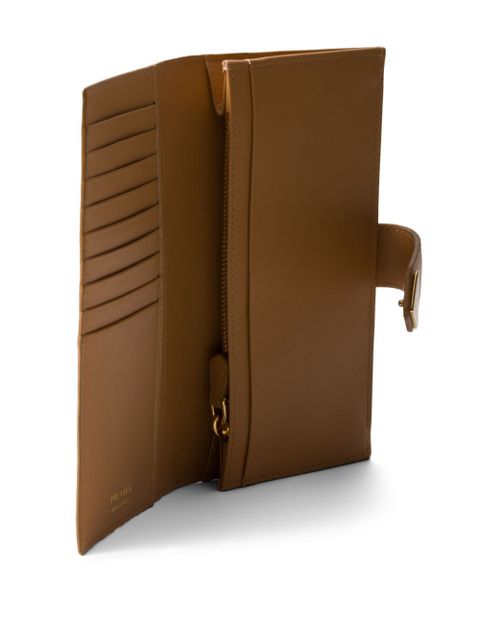 Prada large Saffiano wallet - Neutrals