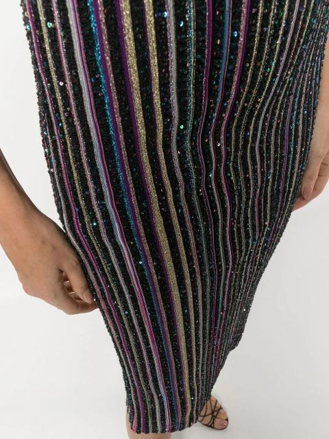 Missoni glitter-detailed knit dress - Black