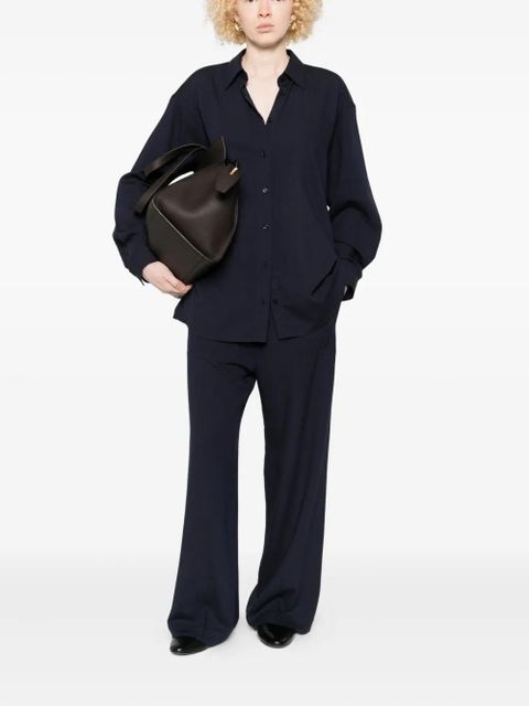 TOTEME elasticated-waist trousers - Blue - zdjęcie produktu nr 2