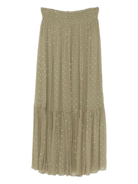 Ba&Sh metallic-dot ruffled skirt - Green - zdjęcie produktu nr 1