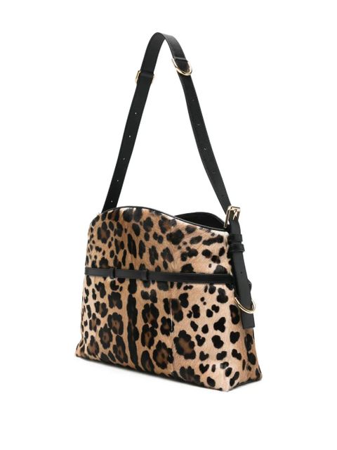 Givenchy medium Voyou leopard-print shoulder bag - Black - zdjęcie produktu nr 2