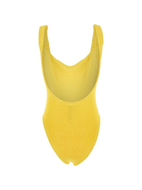 Hunza G square-neck crinkle swimsuit - Yellow - zdjęcie produktu nr 2