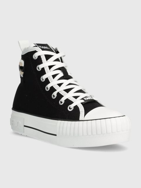 Karl Lagerfeld trampki KAMPUS MAX NFT damskie kolor czarny KL60444 - zdjęcie produktu nr 2