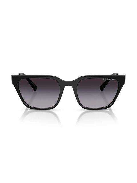 Armani Exchange okulary przeciwsłoneczne damskie kolor bordowy 0AX4158S