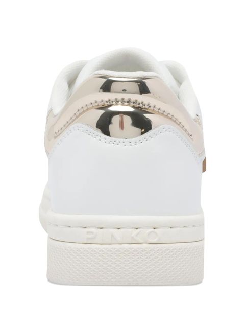 PINKO metallic-panel lace-up sneakers - White - zdjęcie produktu nr 2