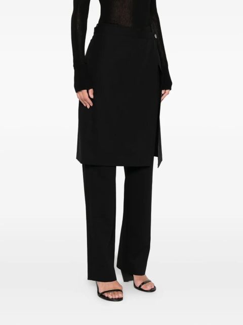 St. Agni belt-loops trousers - Black