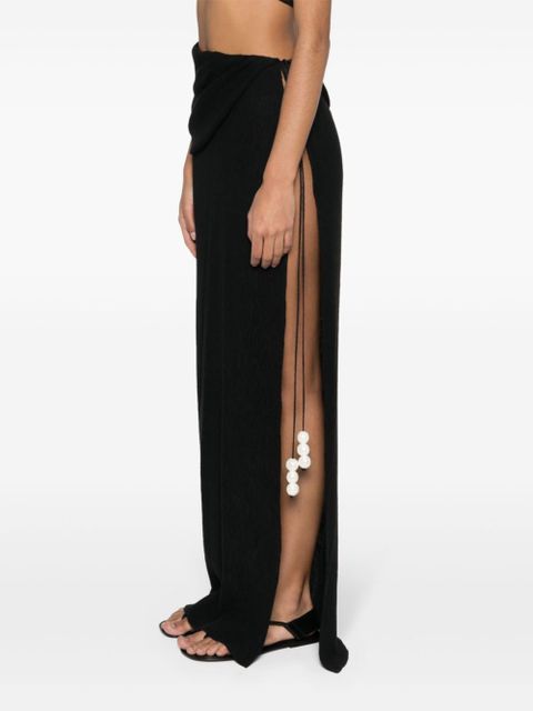 Magda Butrym asymmetric-design skirt - Black