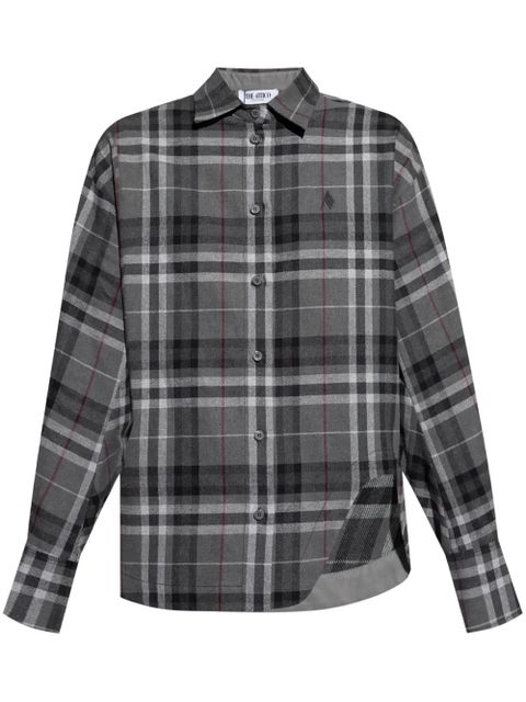 The Attico checked shirt - Grey - zdjęcie produktu nr 1