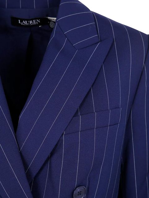 Lauren Ralph Lauren pinstriped blazer - Blue