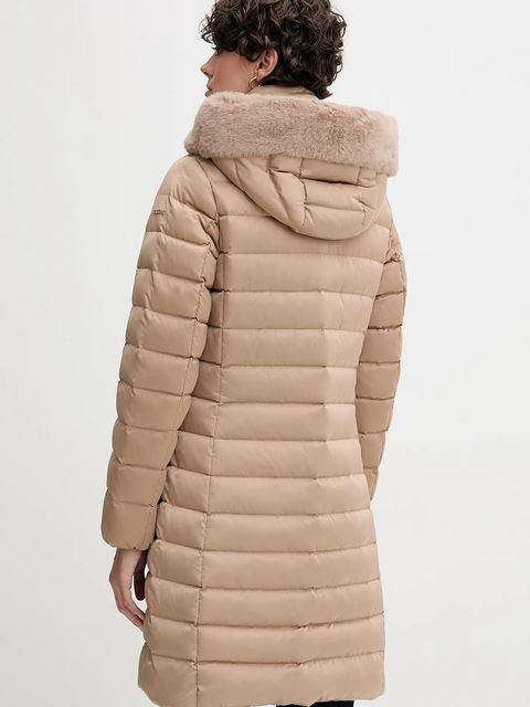 Geox kurtka puchowa BETTANIE kolor beżowy zimowa W5626H T3122