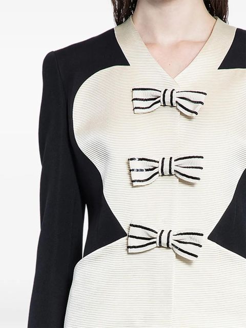 Valentino Garavani bow-embellishment blazer - Black