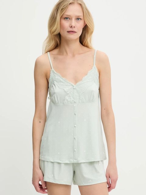 Answear.LAB piżama damska kolor turkusowy