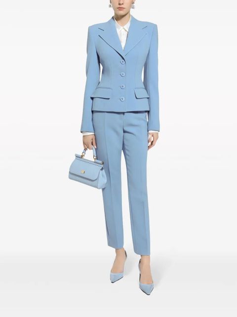 Dolce & Gabbana DNA high-waisted tailored trousers - Blue